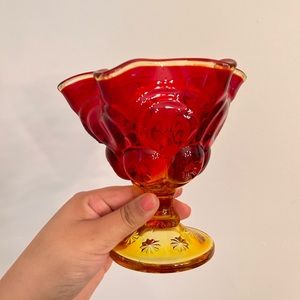 vintage LE Smith moon & stars pedestal dish